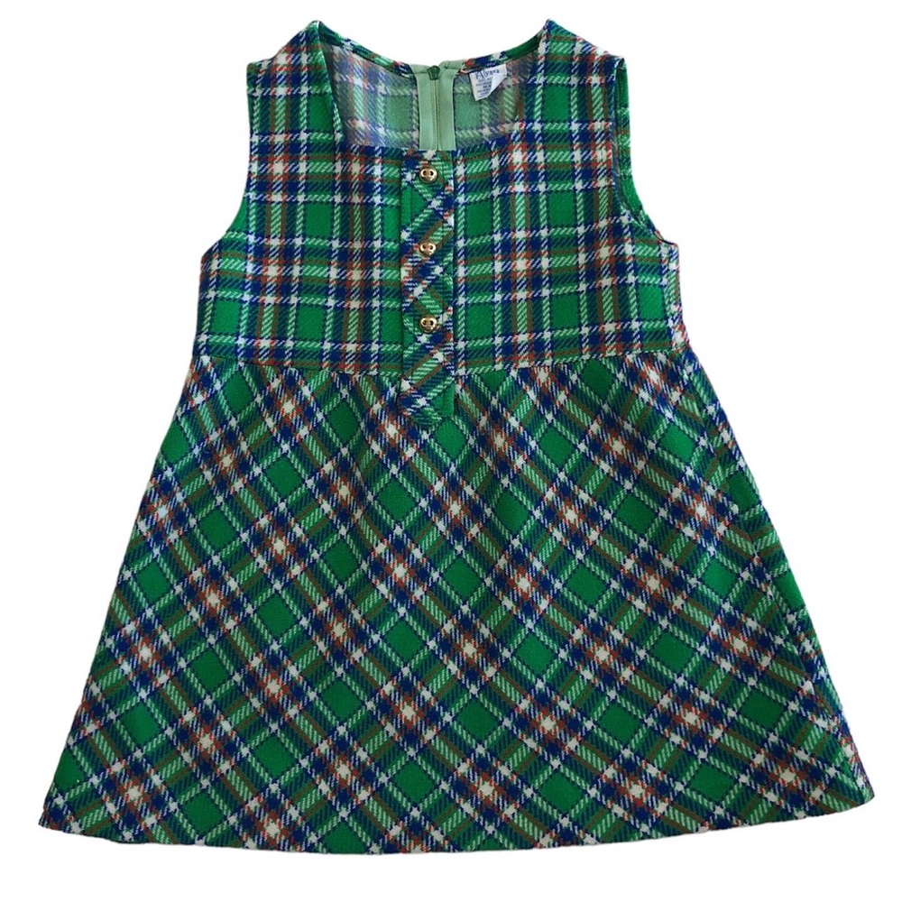 Vintage Alyssa brand plaid jumper